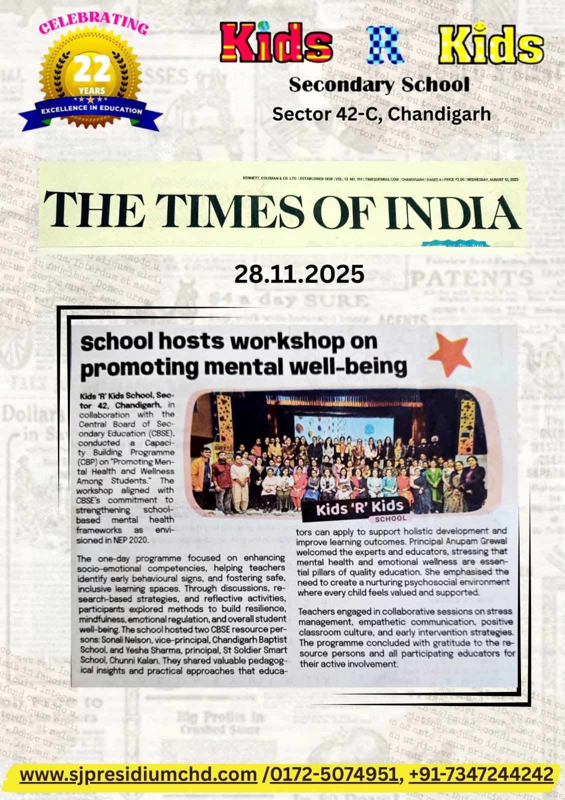 Workshop On Mental Well-Being